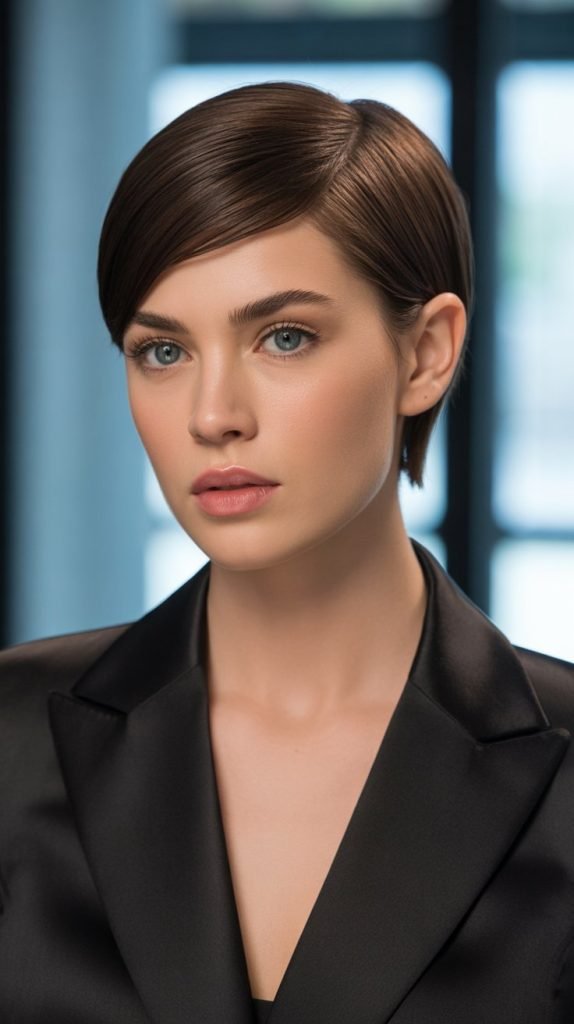 Sleek Polished Pixie with Shine