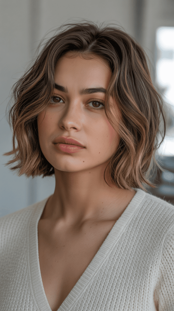 Choppy Bob for Heart-Shaped Faces