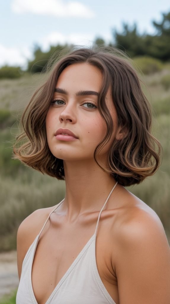 33. Long Bob (Lob) with Waves