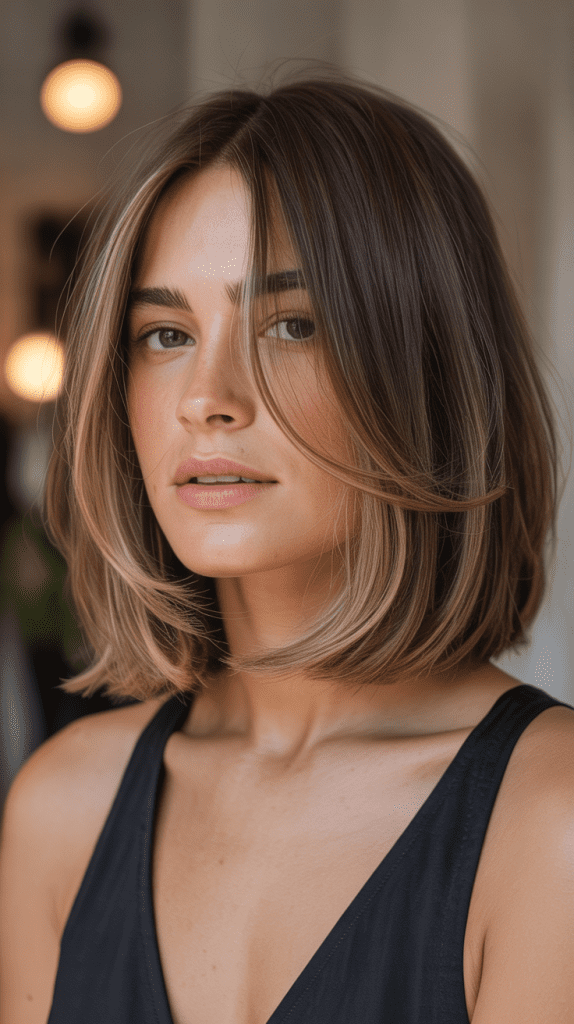 Long Bob with Face-Framing Layers