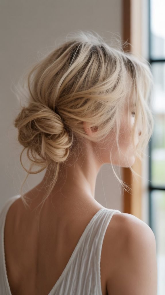 27. Romantic Loose Updo