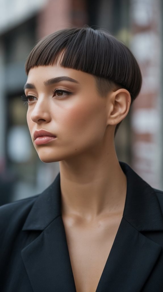 15. Blunt Bob with Middle Part