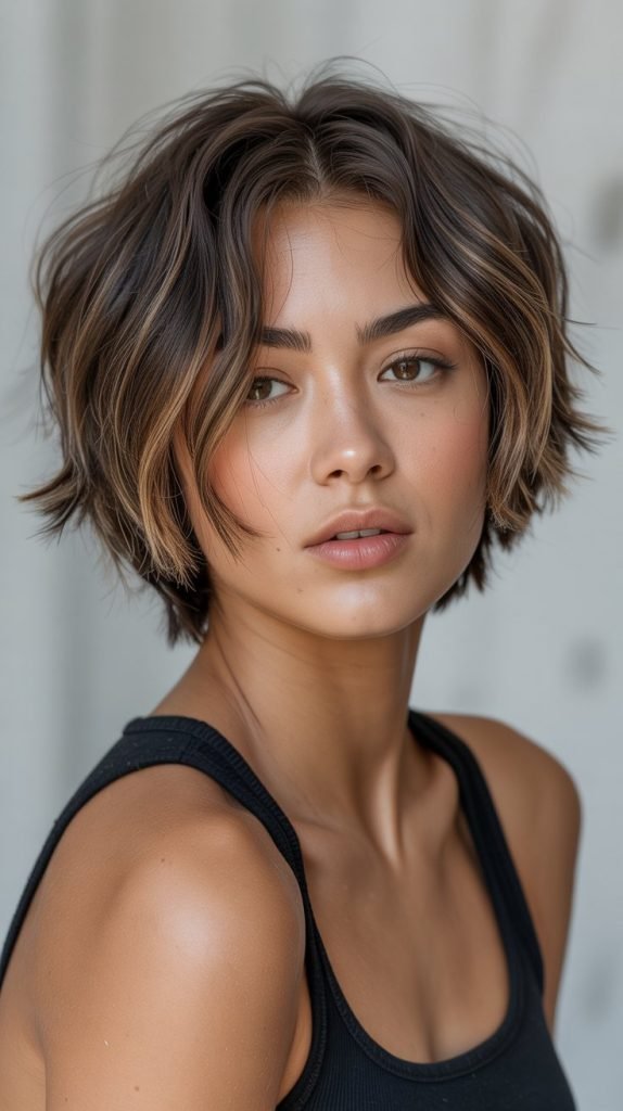 16. Micro Choppy Bob