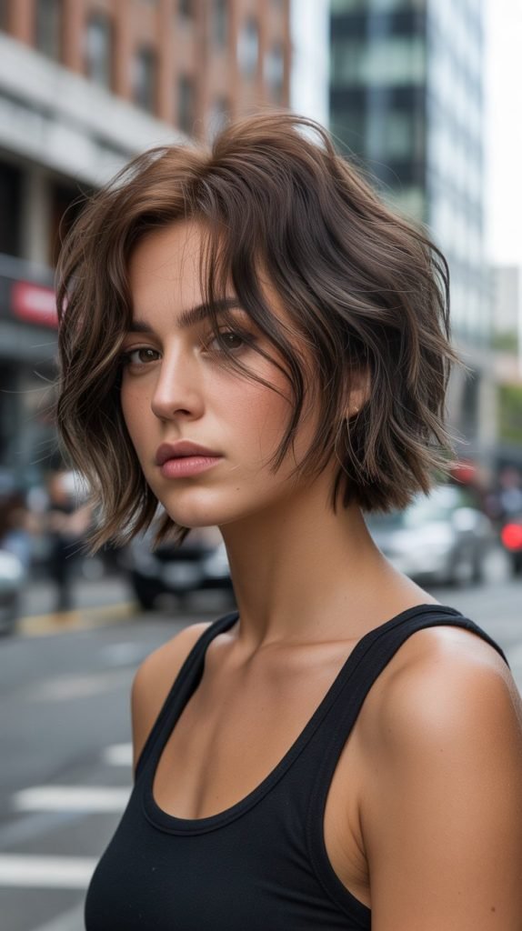 32. Piecey Textured Bob