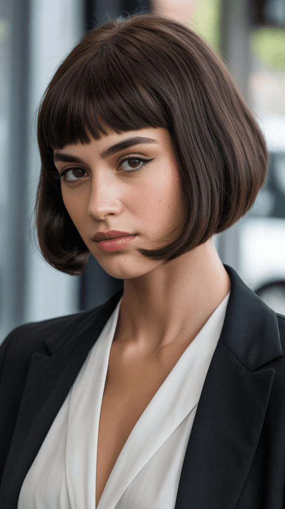 Retro-Inspired French Bob
