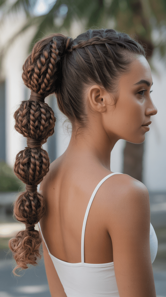 The Rope Braid Ponytail