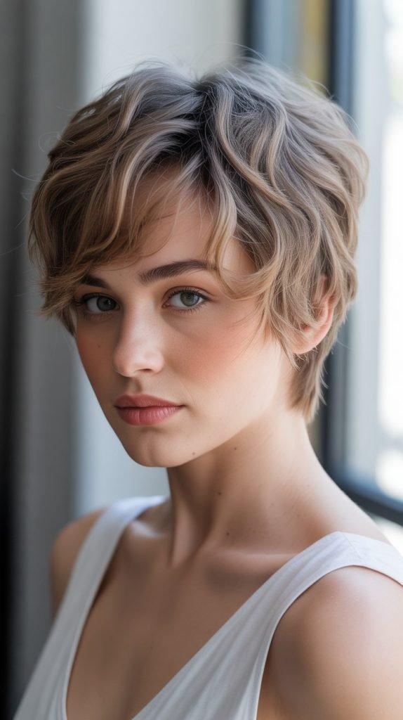 Wispy Layered Pixie