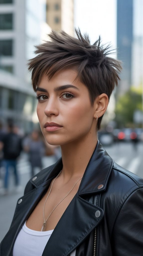 Spiky Textured Pixie for Bold Personalities