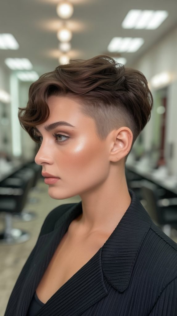 Undercut Pixie with Top Volume