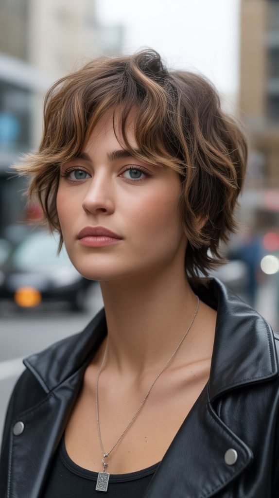 8. Shaggy Layered Cut