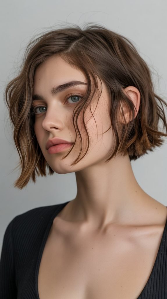 Choppy Bob with Disconnected Layers