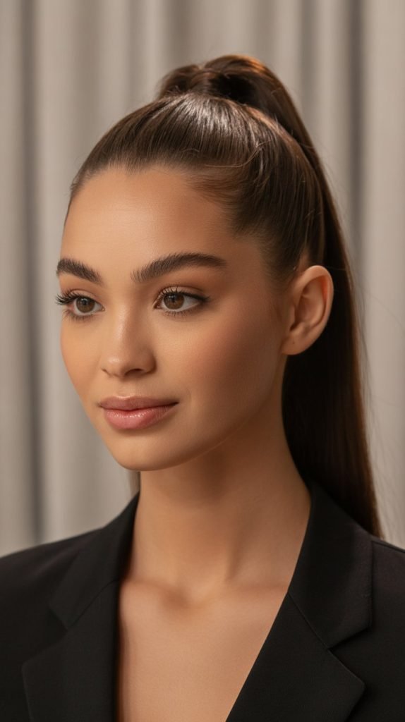 . The Classic High Ponytail