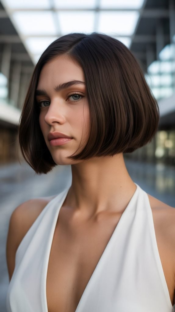 Sleek Geometric Bob