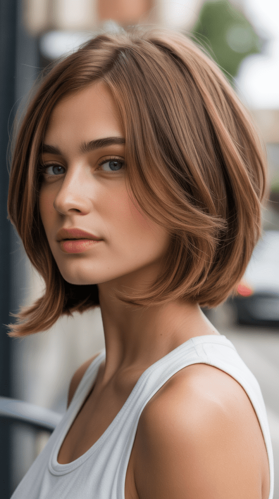 Soft Layered French Bob
