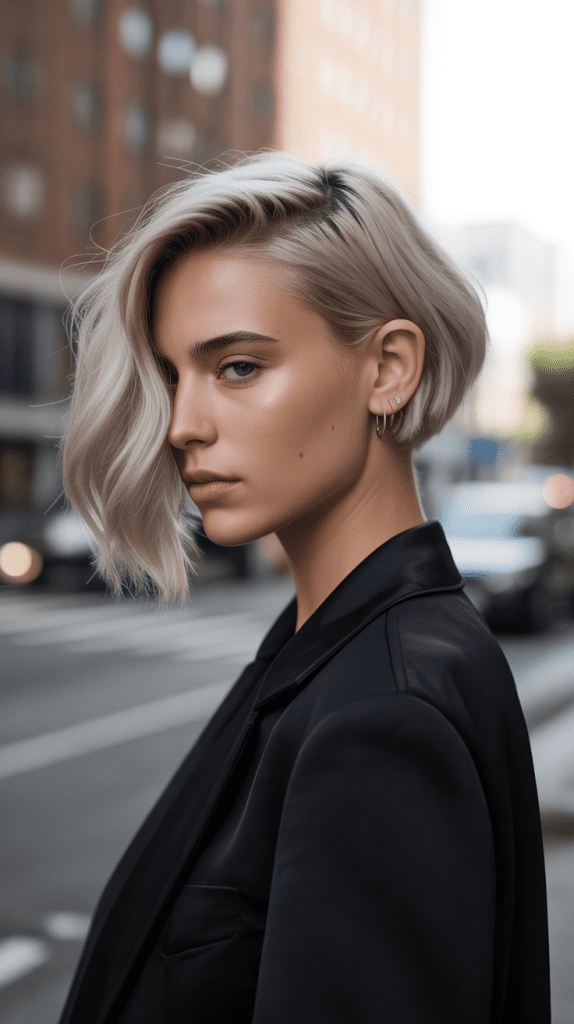 Asymmetrical French Bob