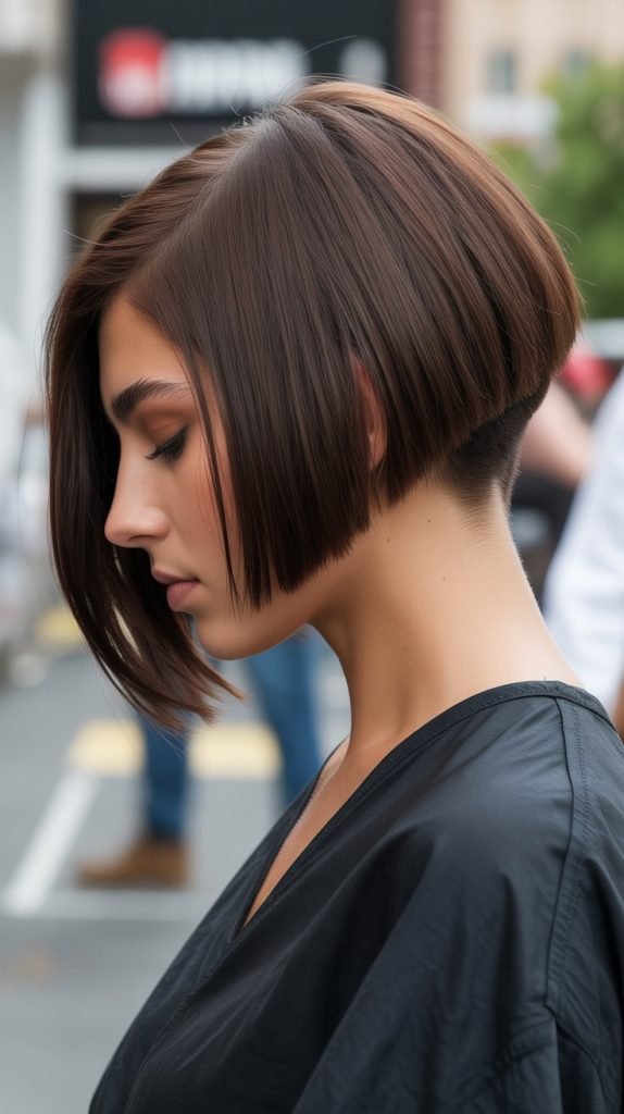 9. A-Line Stacked Bob with Extreme Angle