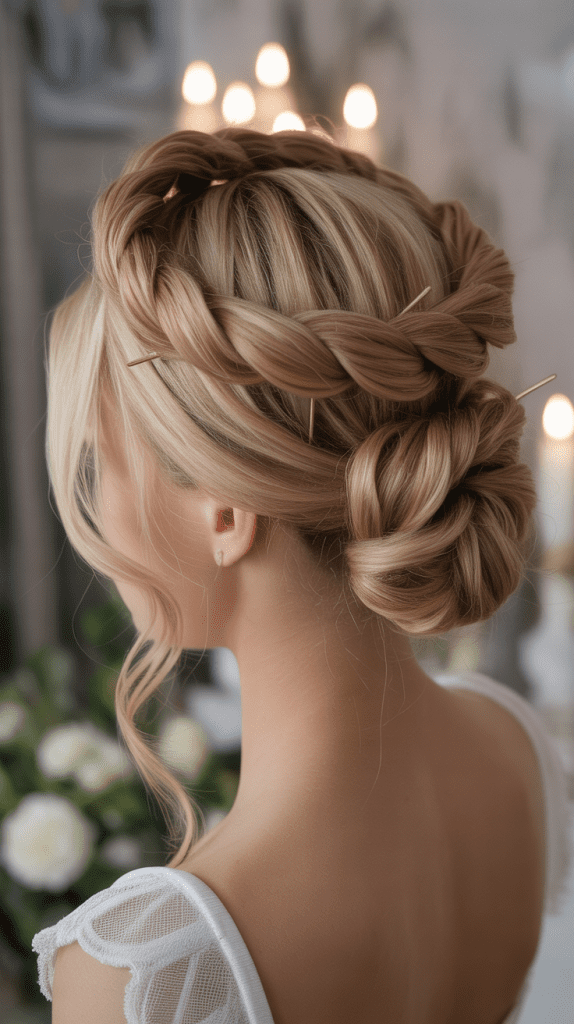 The Twisted Crown Updo
