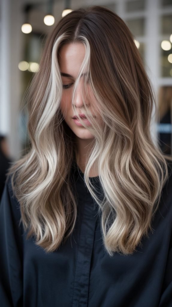 12. Platinum Blonde Peek-a-Boo Highlights