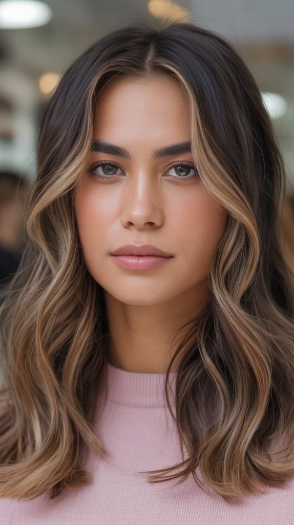  Caramel Highlights with Root Shadow