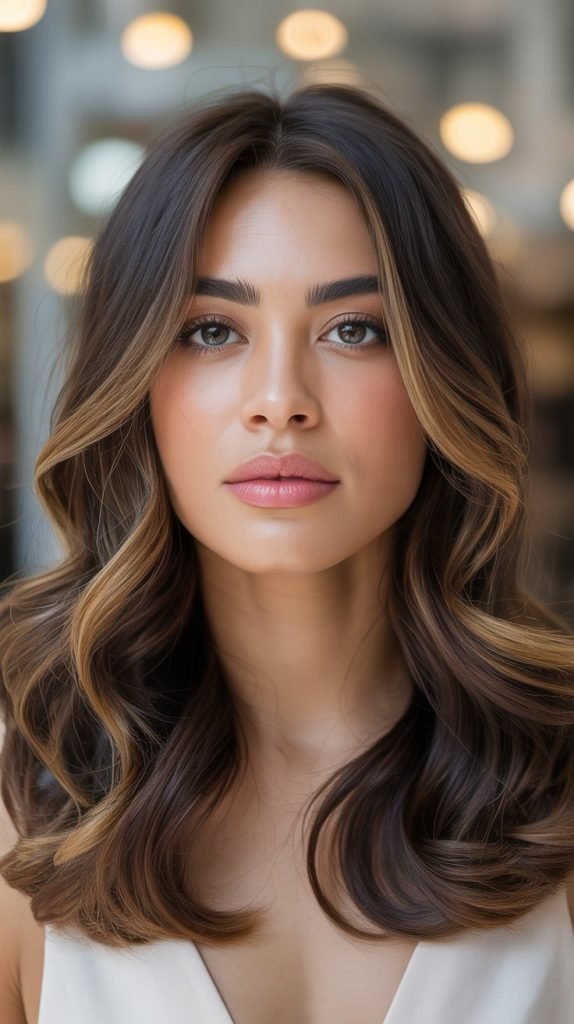 Caramel Highlights with Chocolate Lowlights