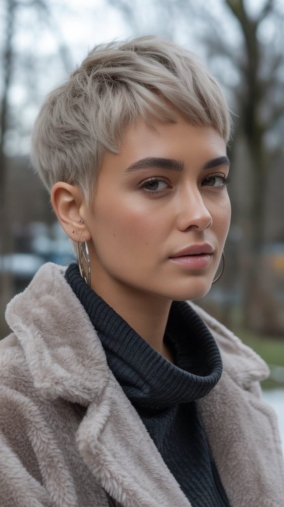 Choppy Pixie with Razored Ends