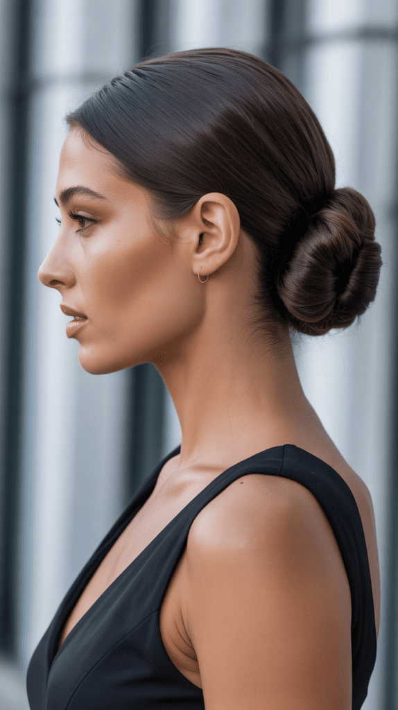 The Slicked-Back Low Bun