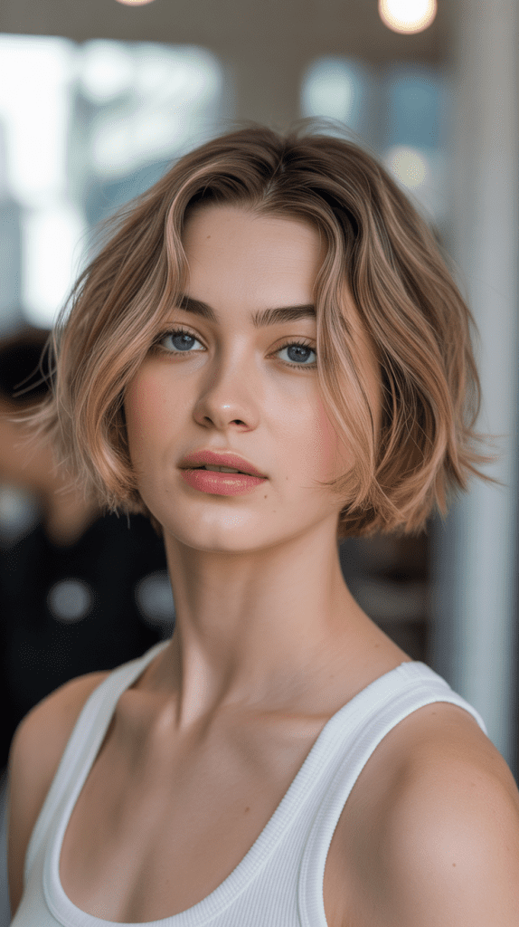 Short Choppy Bob for Fine Hair