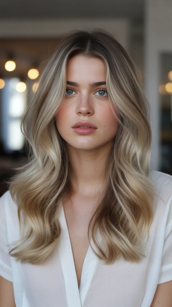 Nordic Blonde with Ash Brown Lowlights