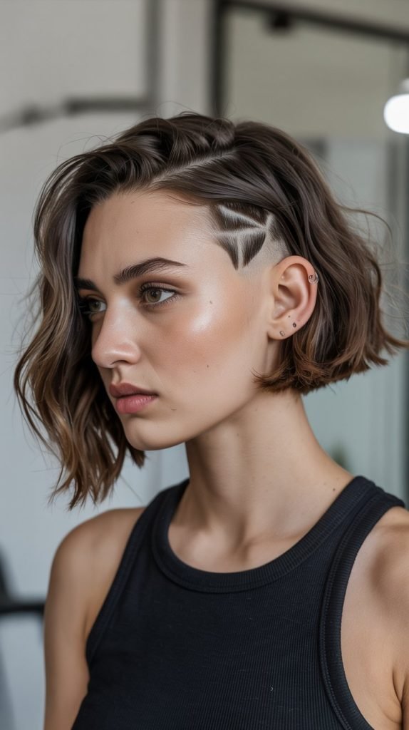 6. French Bob with Undercut