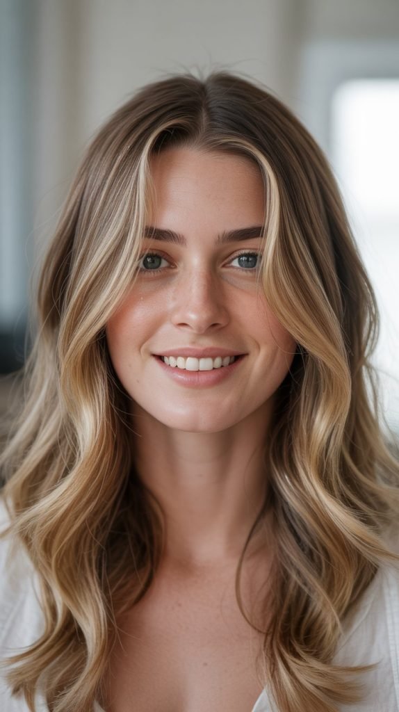 4. Golden Blonde Face-Framing Highlights