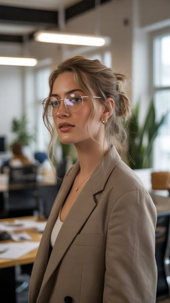 11. The Messy Side Bun