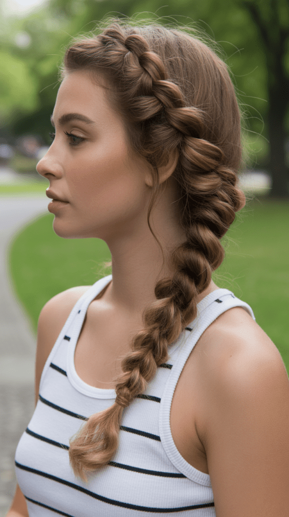  The Twisted Side Braid
