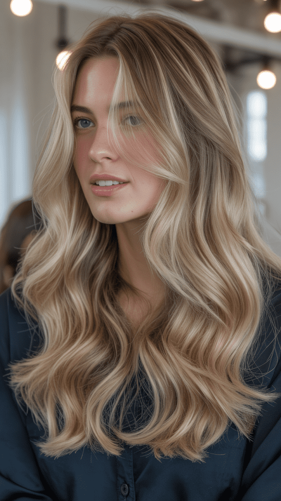 Foilayage Blonde Highlights