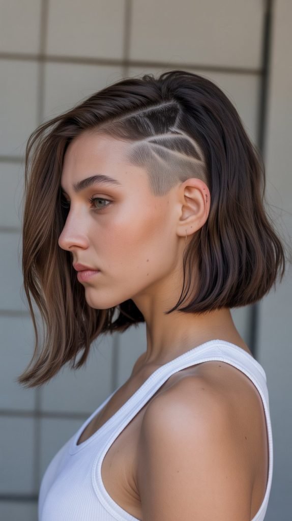 19. Long Bob with Undercut