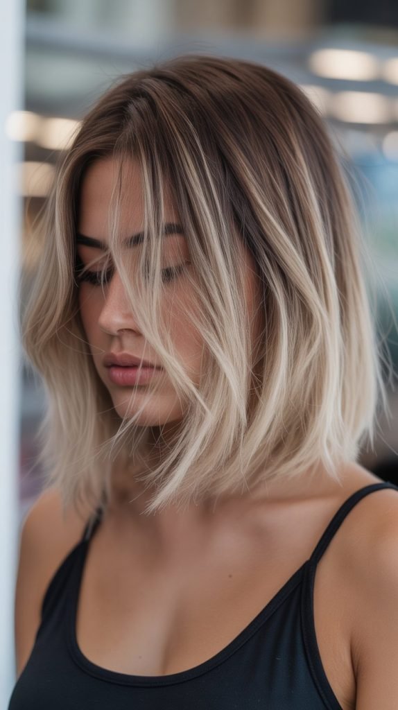 28. Long Bob with Root Shadow