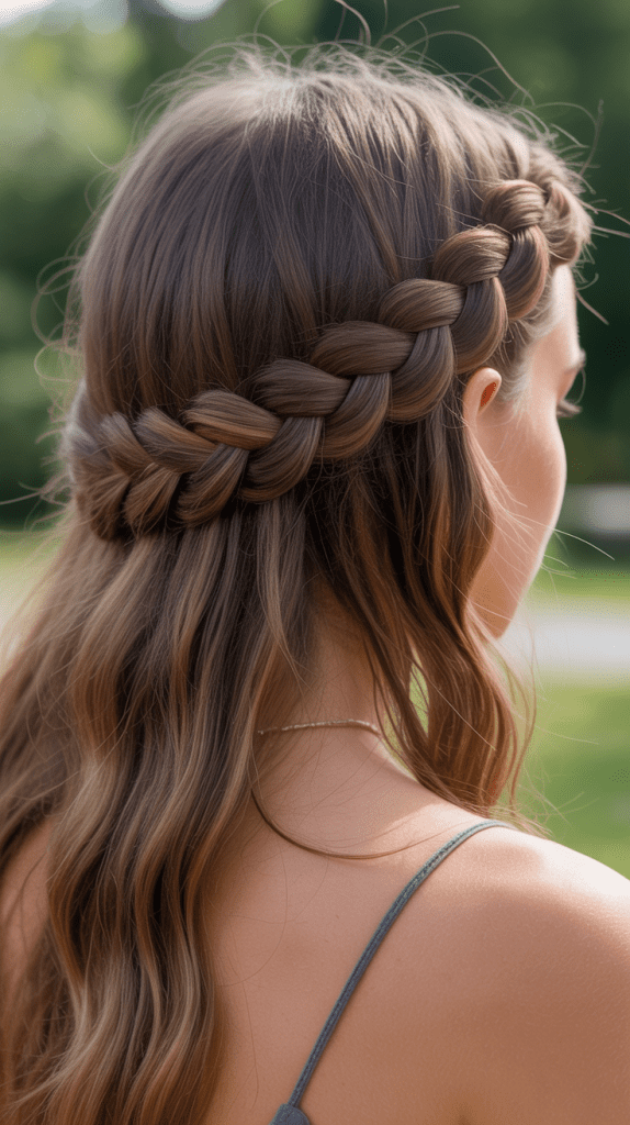 Dutch Braid Crown