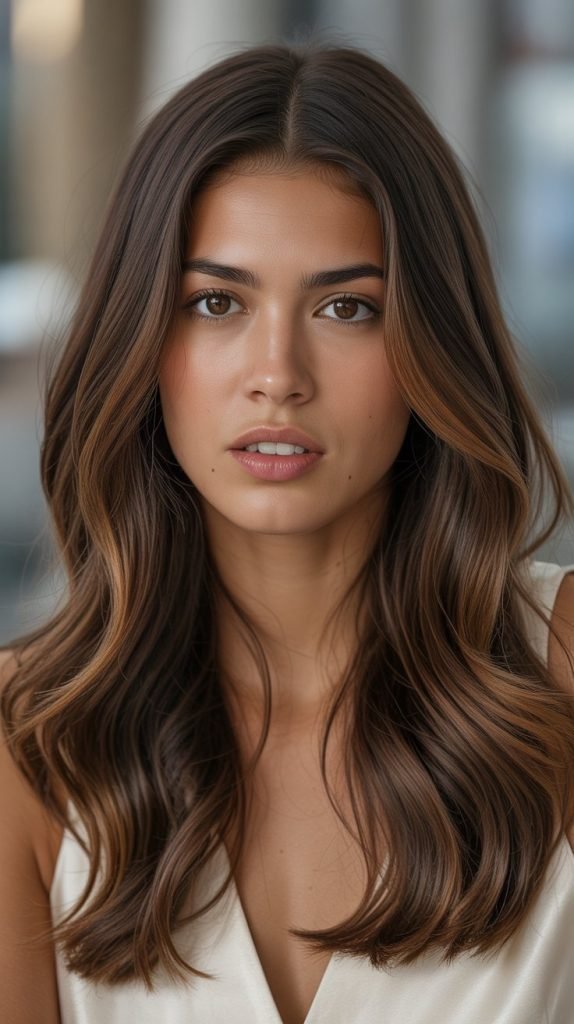 Caramel Highlights with Chocolate Brown Base