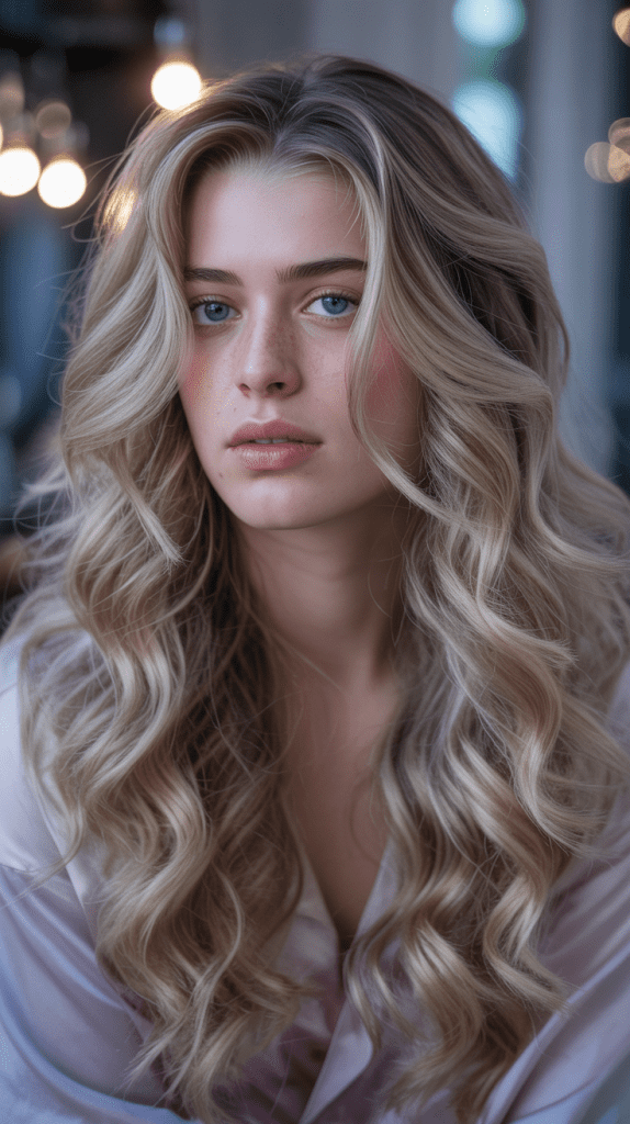 Pearly Blonde Highlights