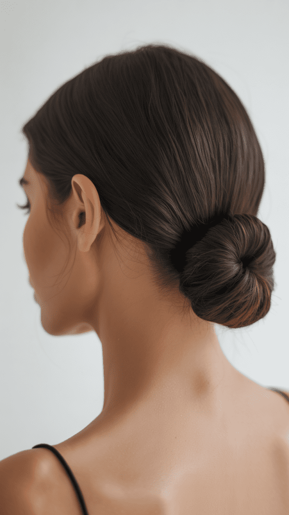 The Classic Sleek Low Bun