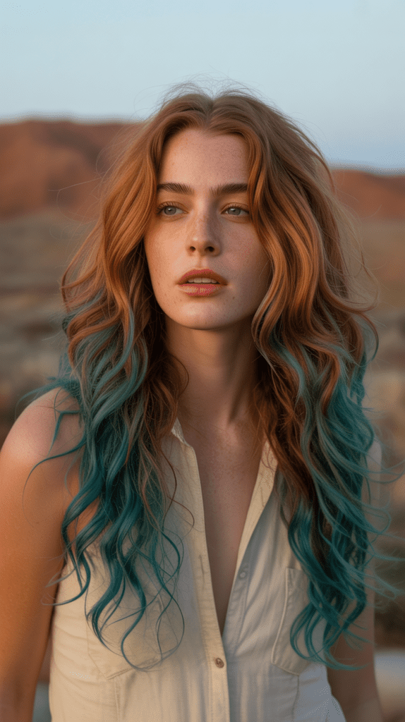 Copper and Turquoise Boho Chic