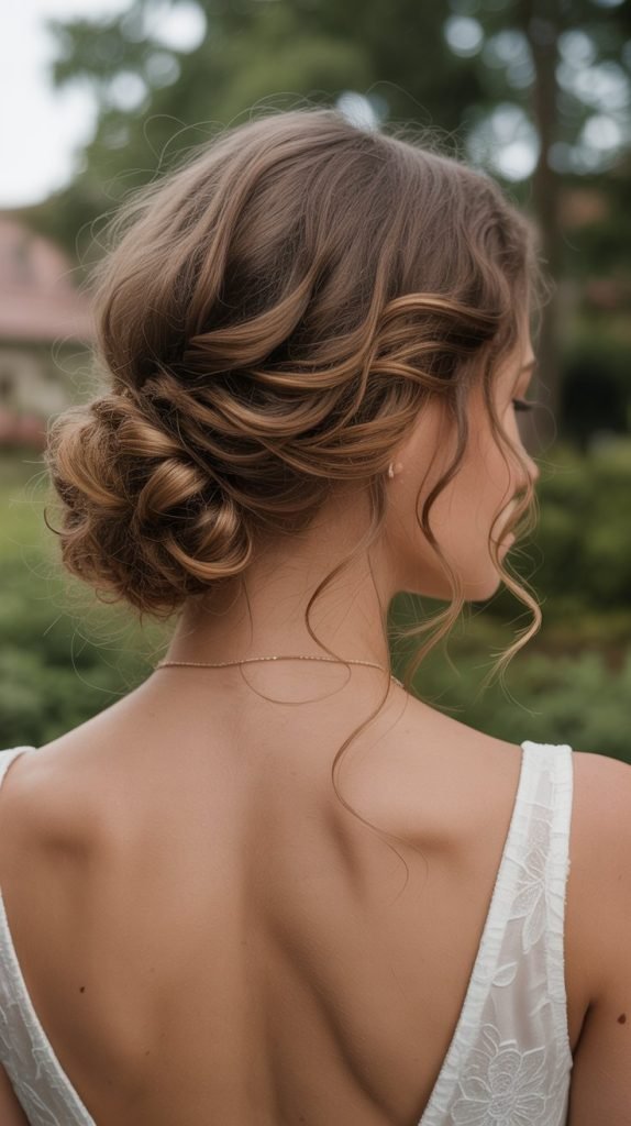 33. Loose Curly Updo
