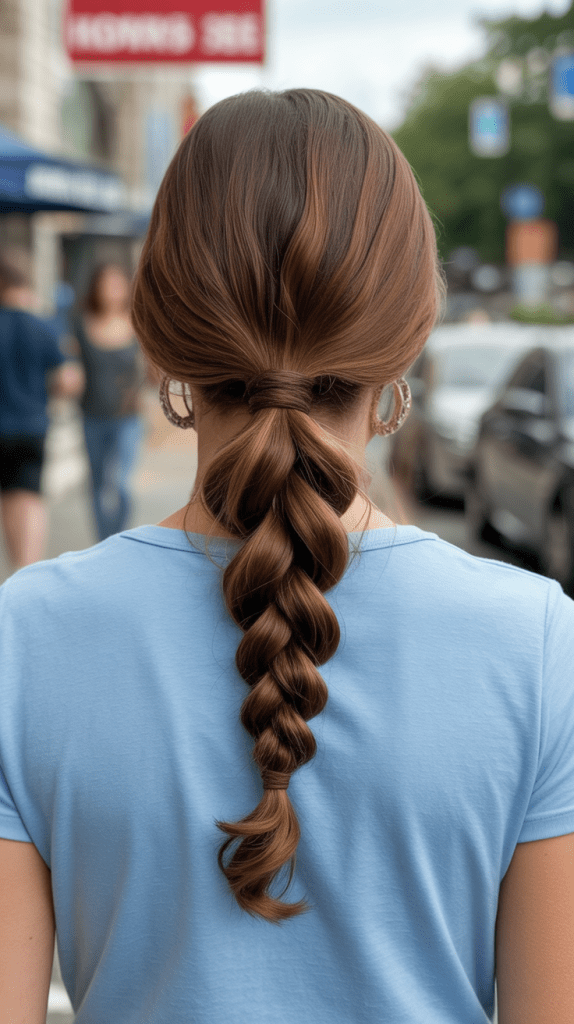 The Rope Braid Ponytail