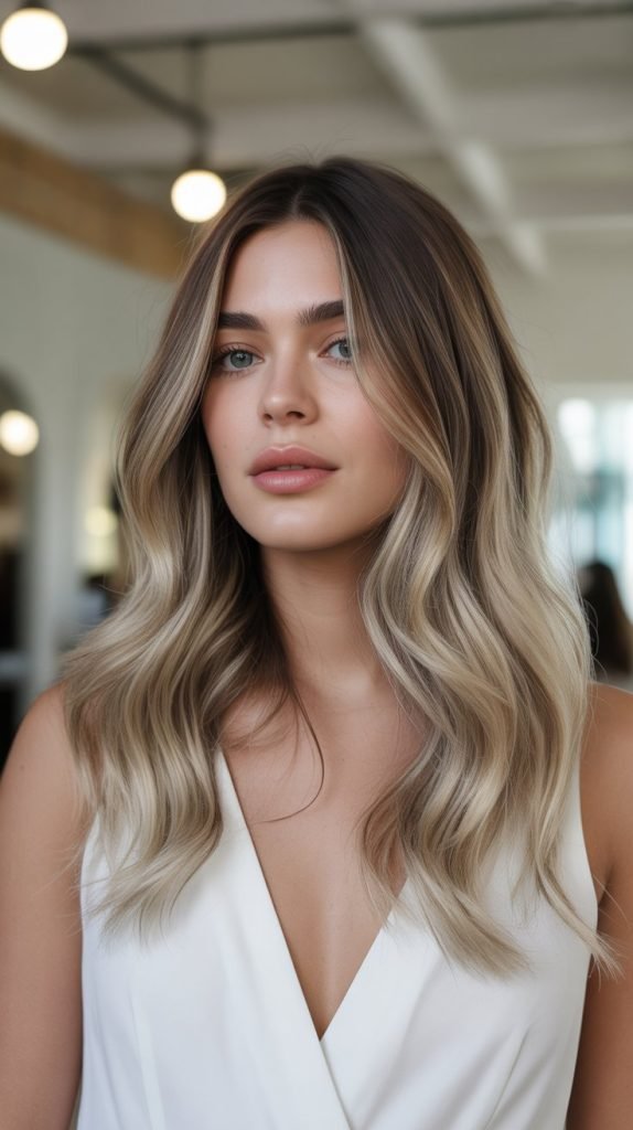 16. Soft Vanilla Blonde Balayage