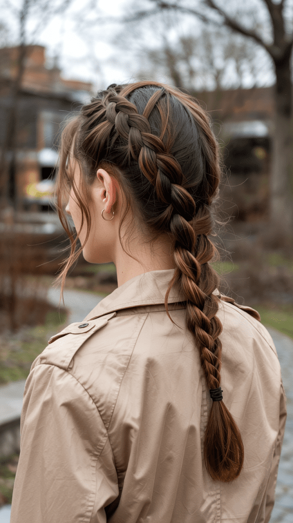 Braided Low Ponytail