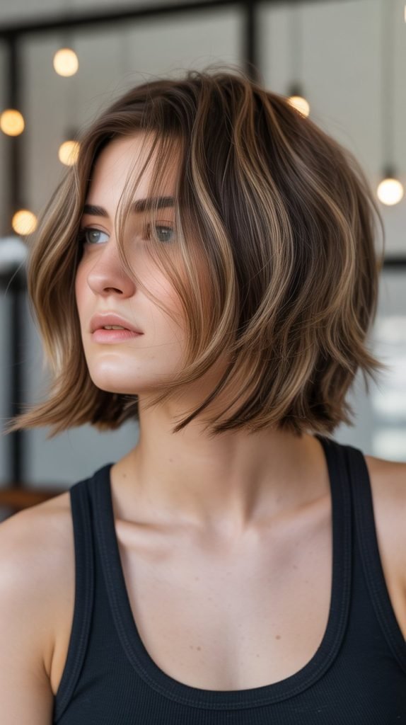 17. Piece-y Long Bob with Separation