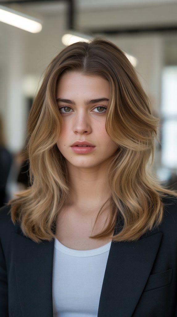 9. Deep Side Part with Long Layers