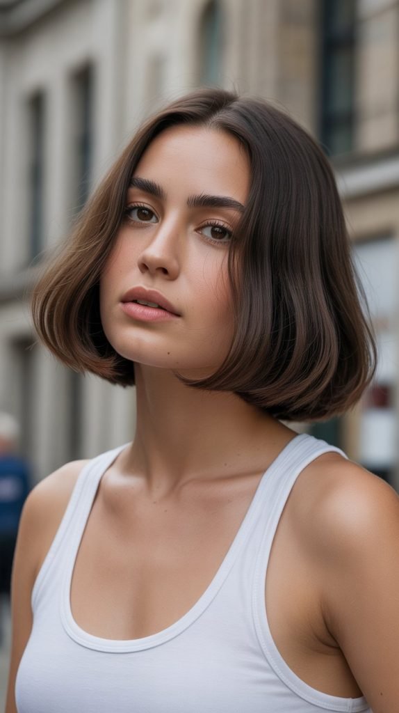 18. Rounded Long Bob