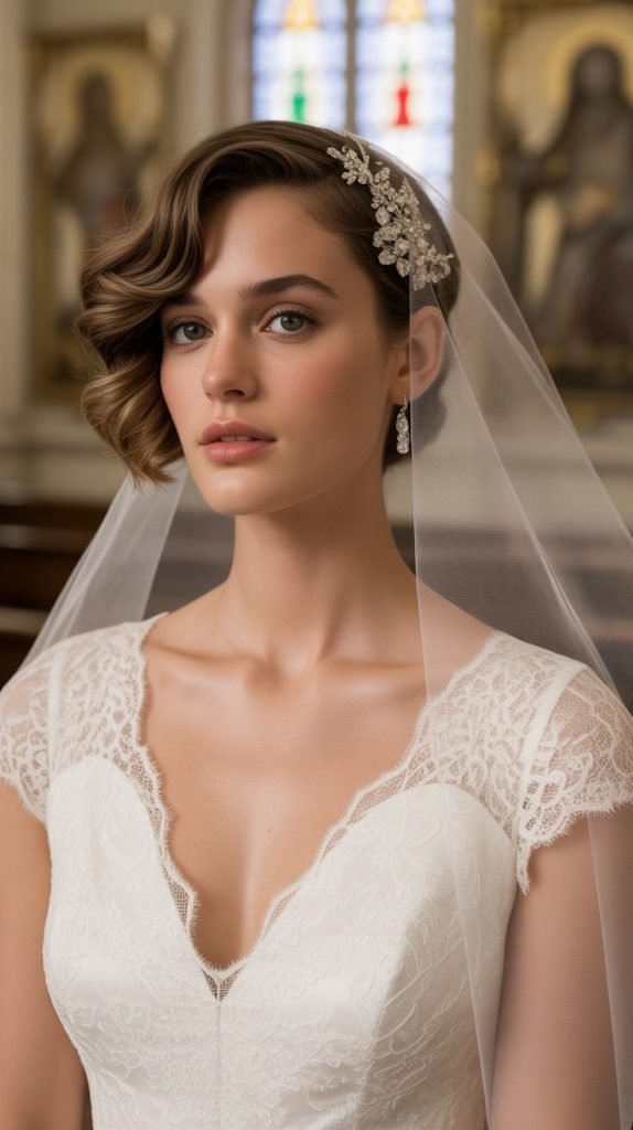 Side-Pinned Waves with Veil