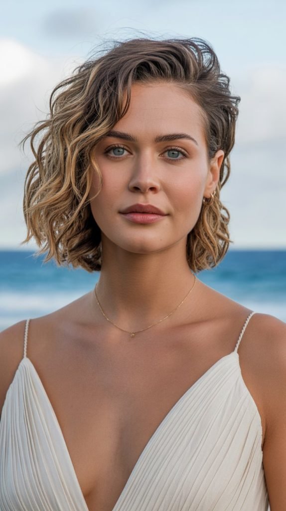 30. Tousled Beachy Waves