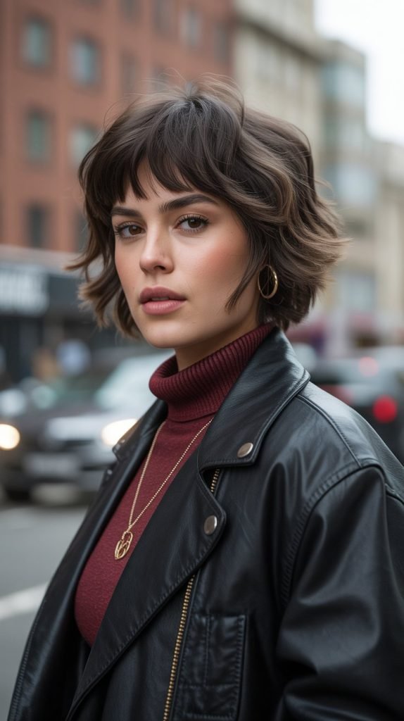 Short Shag with Bangs